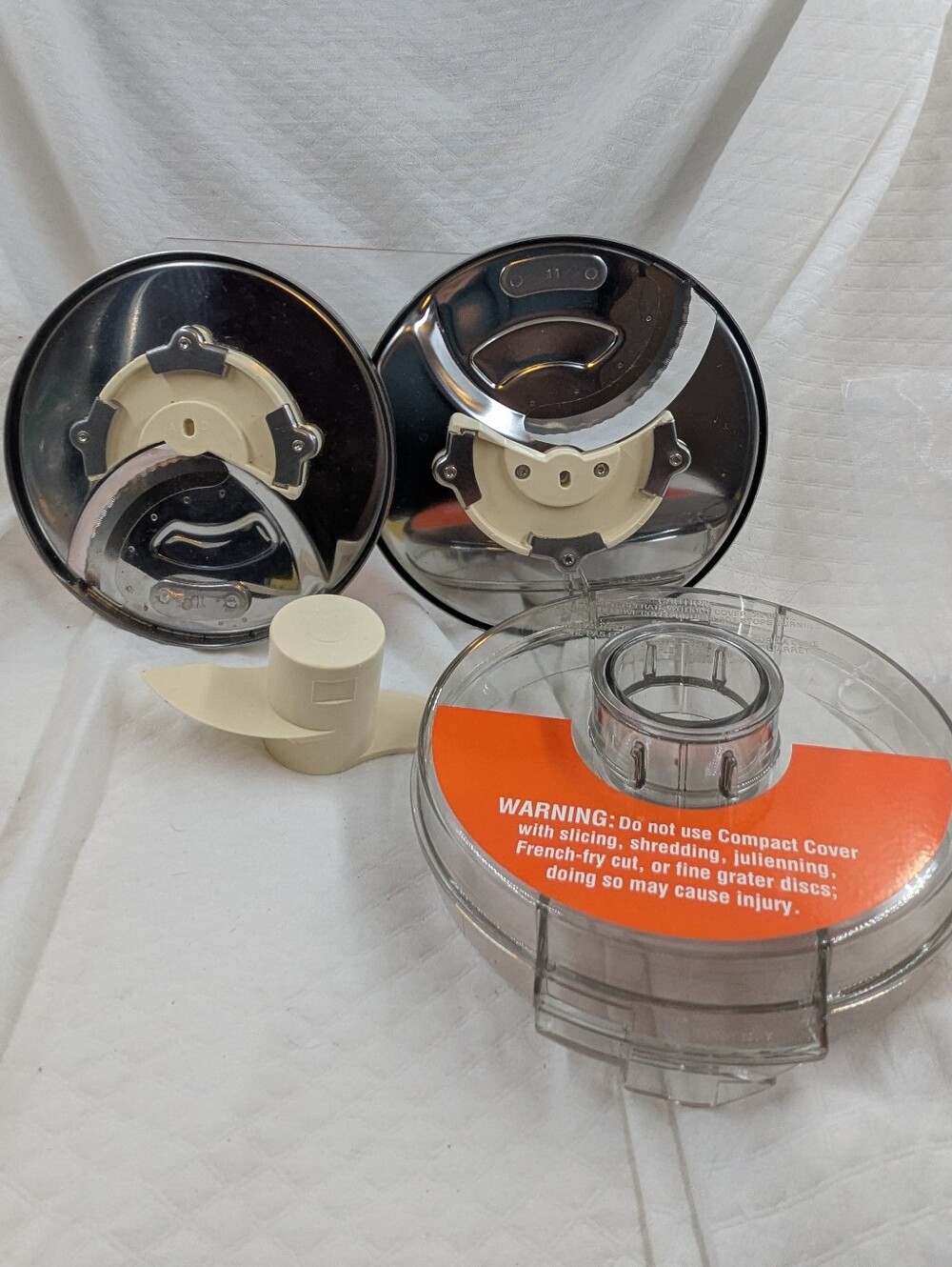 Cuisinart Pro Food Processor Lid With Center Cap -10 Series + Dough Blade++
